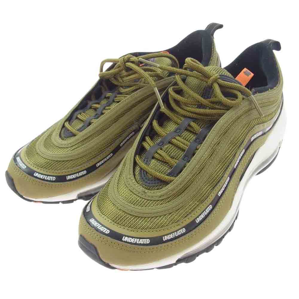 NIKE ナイキ DC4830-300 UNDEFEATED アンディフィーテッド Air Max エアマックス 97 スニーカー カーキ系 25cm【中古】