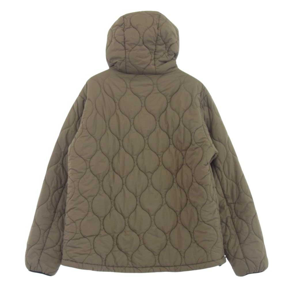 WILDTHINGS ワイルドシングス WT21229SK  QUILTED HOOD JACKET 中綿 プリマロフト キルティング フーディー ジャケット G.TAUPE XL【中古】