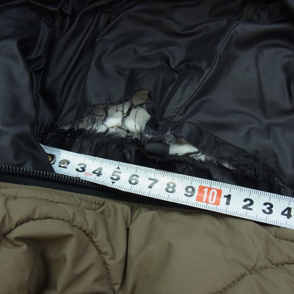 WILDTHINGS ワイルドシングス WT21229SK  QUILTED HOOD JACKET 中綿 プリマロフト キルティング フーディー ジャケット G.TAUPE XL【中古】