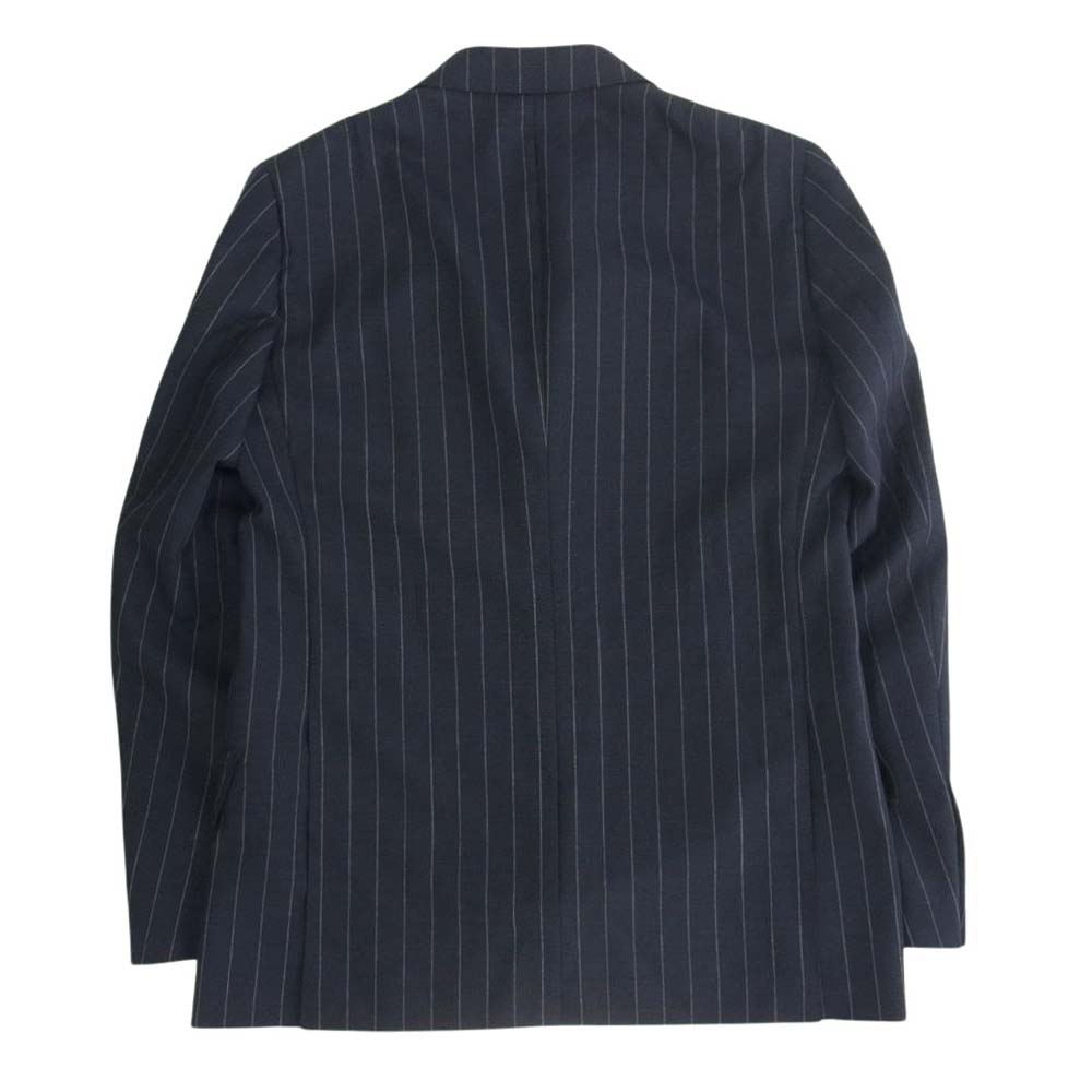 ディストリクトユナイテッドアローズ VITALE BARBERIS CANONICO ストライプ セット アップ ネイビー系 46【中古】