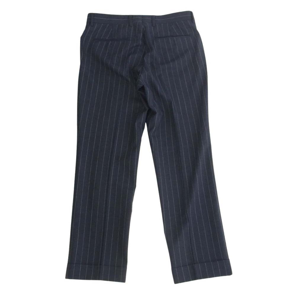 ディストリクトユナイテッドアローズ VITALE BARBERIS CANONICO ストライプ セット アップ ネイビー系 46【中古】