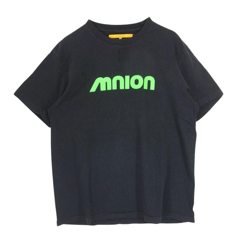 ユニオン × MIN-NANO ミンナノ アメリカ製 バックプリント 半袖 Tシャツ ブラック系 III【中古】