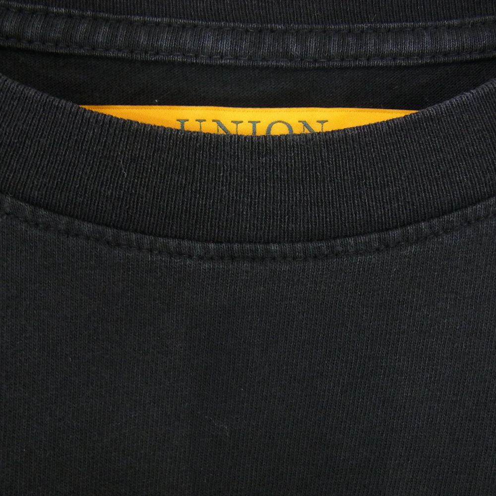 ユニオン × MIN-NANO ミンナノ アメリカ製 バックプリント 半袖 Tシャツ ブラック系 III【中古】