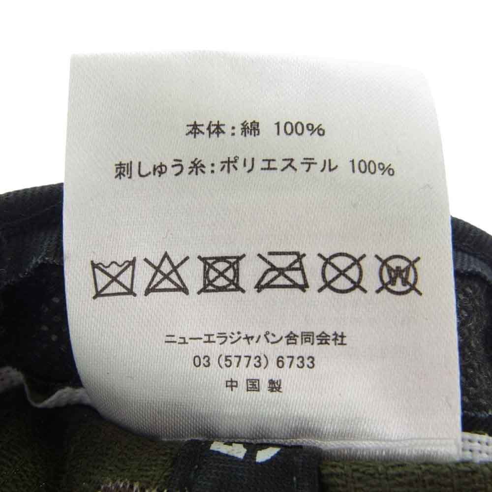 NEW ERA ニューエラ ツートーン コーデュロイ 6パネル ロゴ刺繍 ベースボールキャップ ブラウン系 61.5cm【中古】