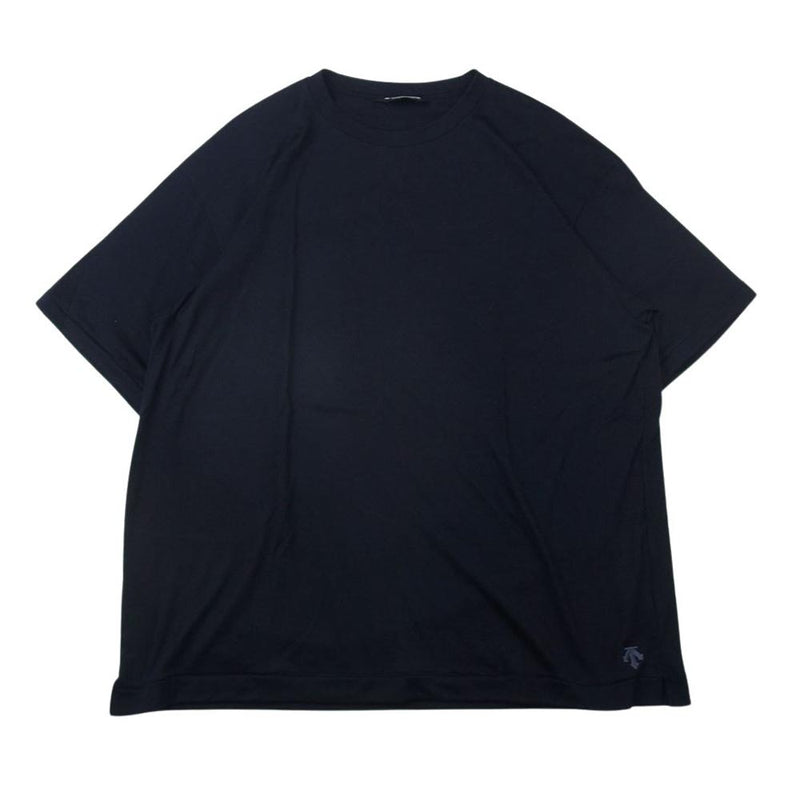 DESCENTE デサント DOMXGA61 タフウール 180 ハーフスリーブ Ｔシャツ ネイビー系 US L【中古】