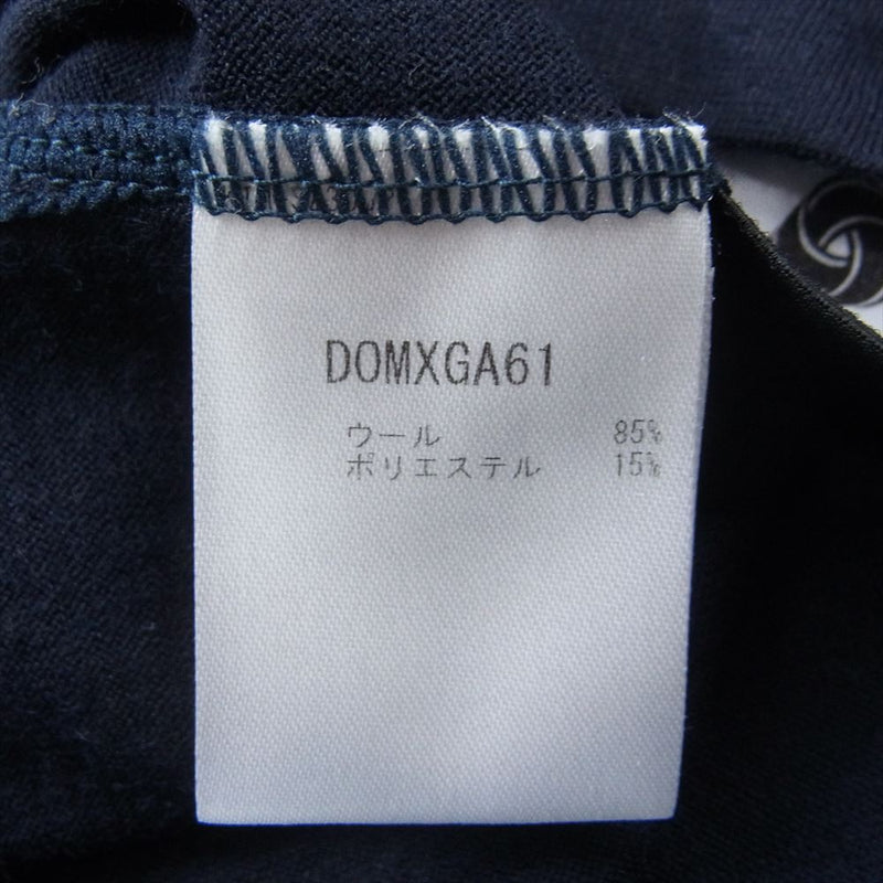 DESCENTE デサント DOMXGA61 タフウール 180 ハーフスリーブ Ｔシャツ ネイビー系 US L【中古】