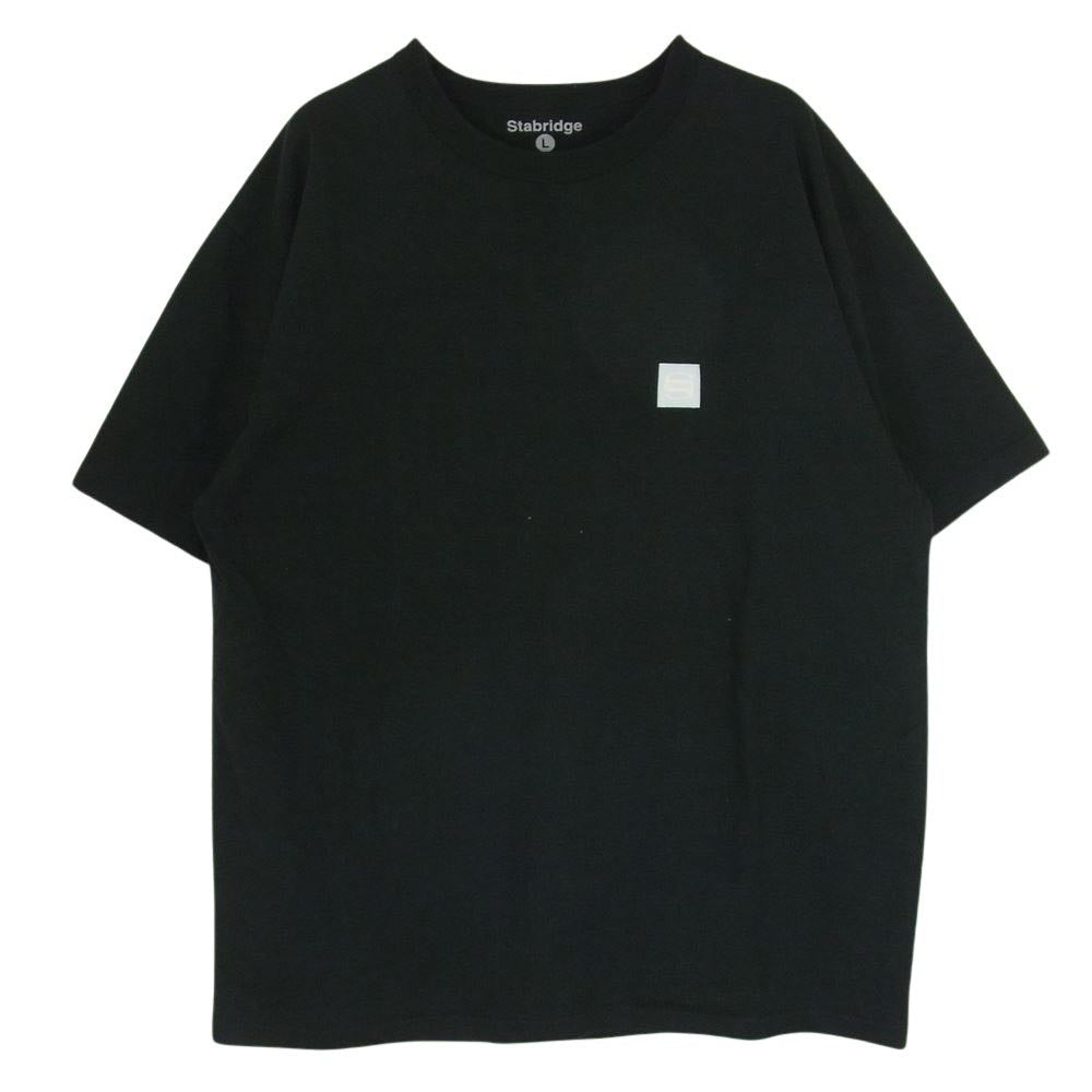 スタブリッジ the Apartment TOUGH WORKERS SS Tee ジアパートメント タフ ワーカーズ 半袖 ロゴネーム Tシャツ ブラック系 L【中古】