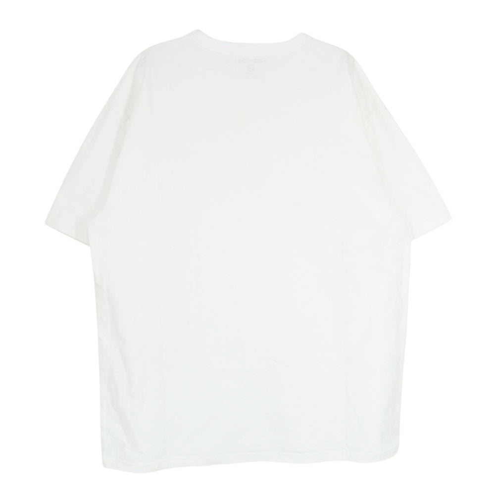 スタブリッジ the Apartment TOUGH WORKERS SS Tee ジアパートメント タフ ワーカーズ 半袖 ロゴネーム Tシャツ ホワイト系 L【中古】