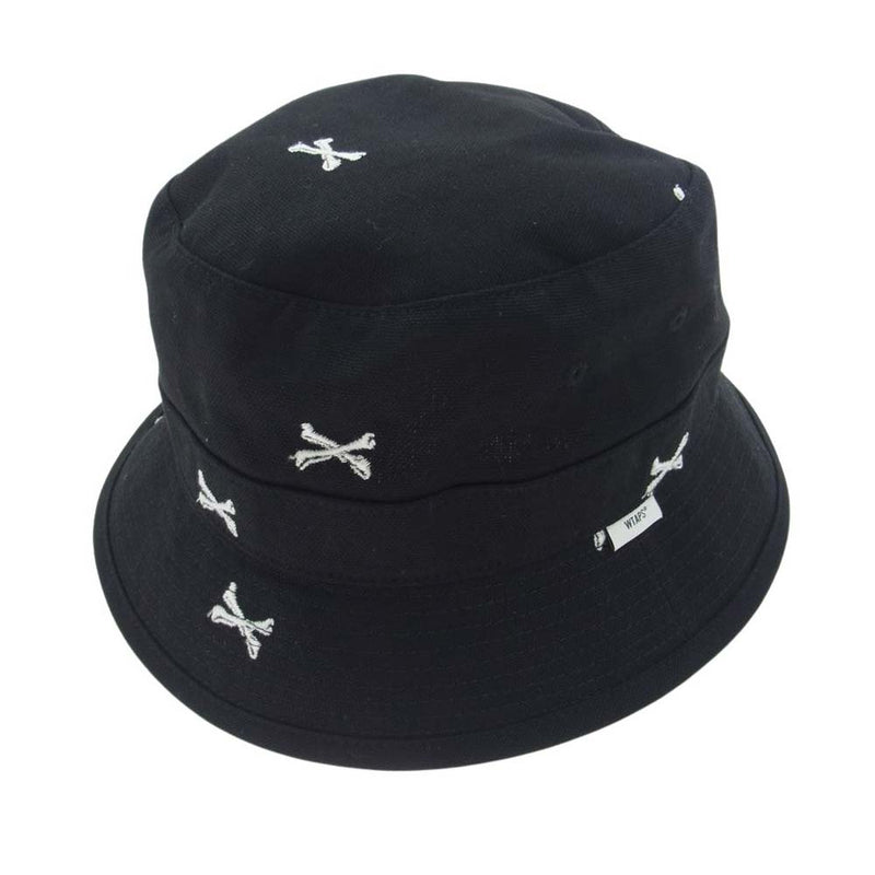 WTAPS ダブルタップス 22SS 221HCDT-HT16 BUCKET 02 HAT クロスボーン バケットハット ブラック系【中古】