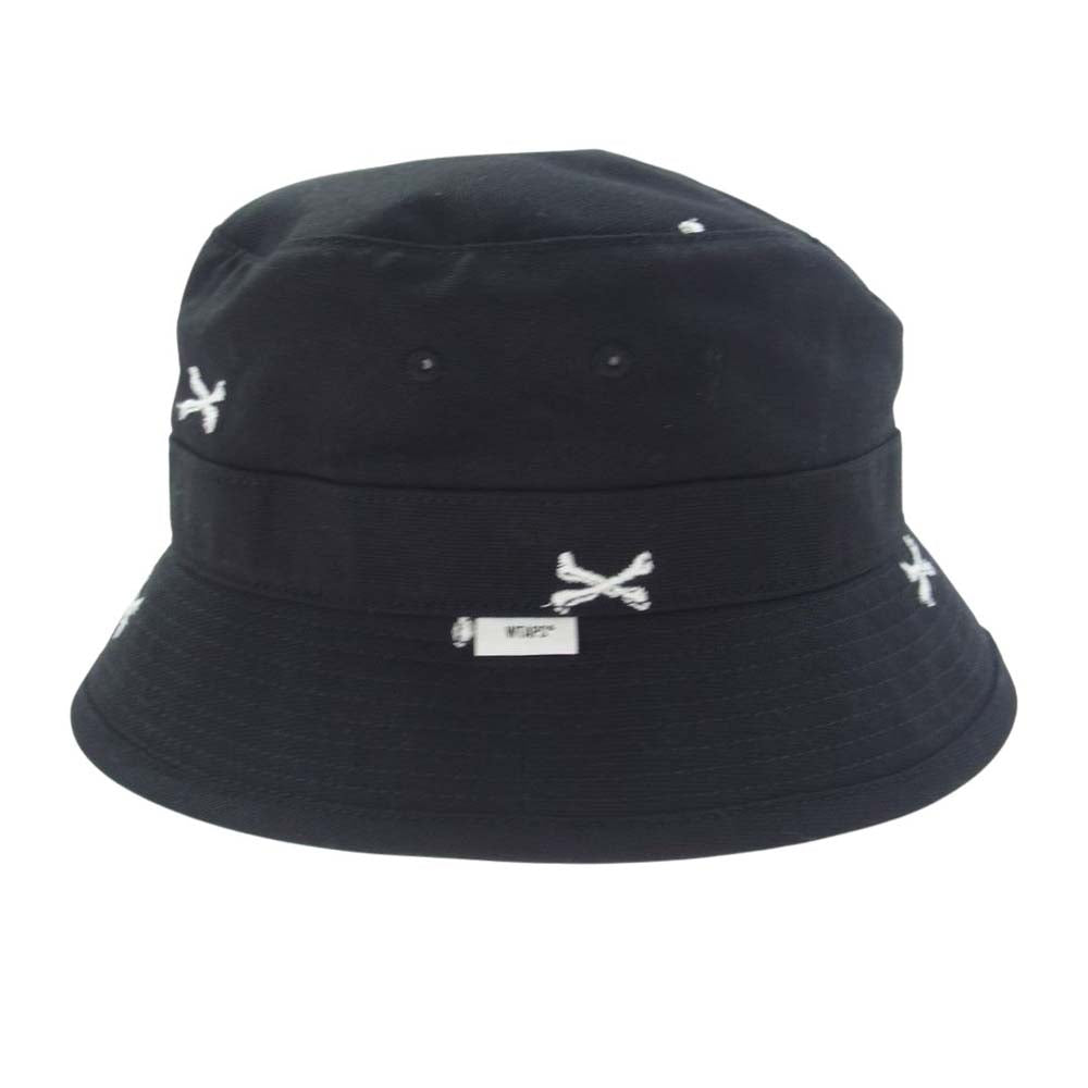 WTAPS ダブルタップス 22SS 221HCDT-HT16 BUCKET 02 HAT クロスボーン バケットハット ブラック系【中古】