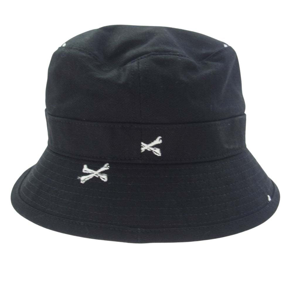 WTAPS ダブルタップス 22SS 221HCDT-HT16 BUCKET 02 HAT クロスボーン バケットハット ブラック系【中古】