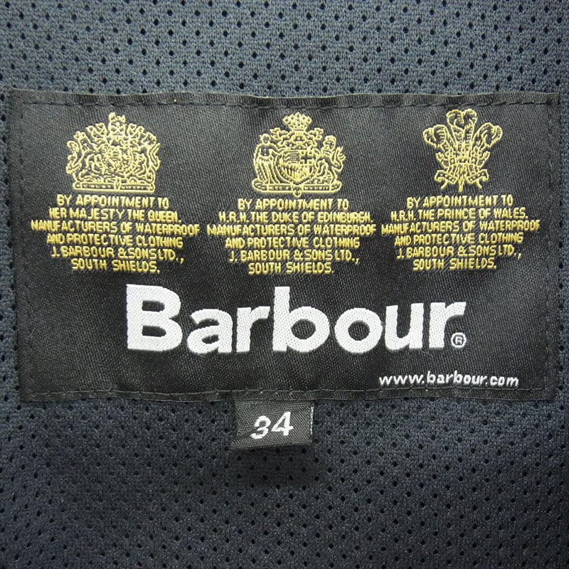 Barbour バブアー KDV SS17 BEDALE JACKET 2レイヤー ビデイル ジャケット ネイビー系 34【中古】