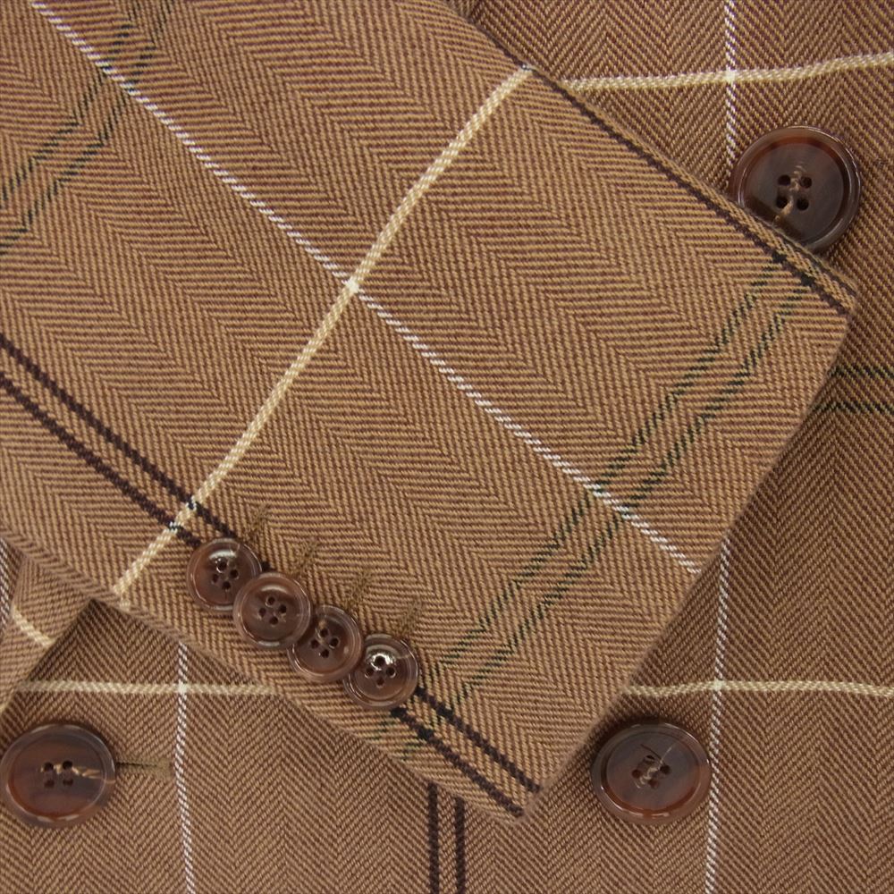 ACNE STUDIOS アクネストゥディオズ AH0036 FN-WN-SUIT00069 チェック テーラードジャケット ライトブラウン系 36【中古】