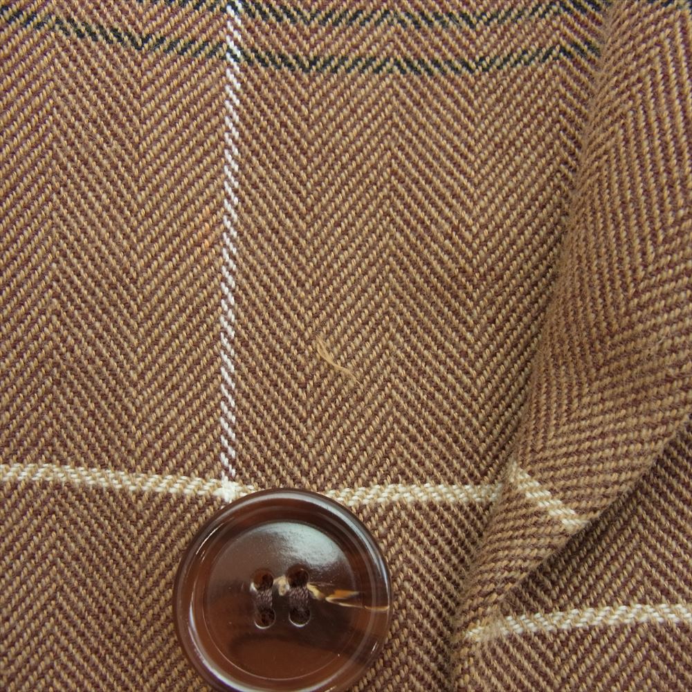 ACNE STUDIOS アクネストゥディオズ AH0036 FN-WN-SUIT00069 チェック テーラードジャケット ライトブラウン系 36【中古】