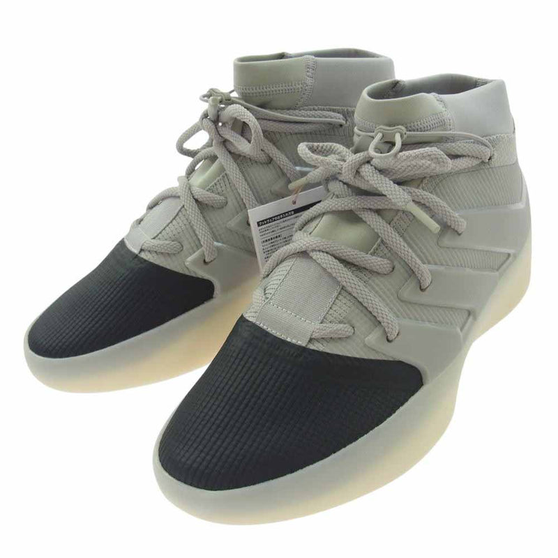 adidas アディダス IE6188 × FEAR OF GOD ATHLETICS 1 Basketball Sesame/Carbon フィアオブゴッドアスレチックス 1 バスケットボール セサミ/カーボン スニーカー グレー系 29cm【新古品】【未使用】【中古】