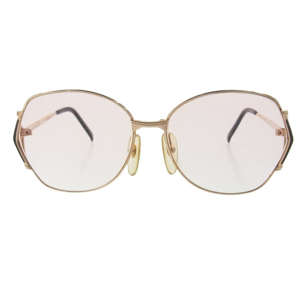 Christian Dior クリスチャンディオール 2309 49 度入り サングラス 58□14  メガネ 眼鏡 ゴールド系【中古】