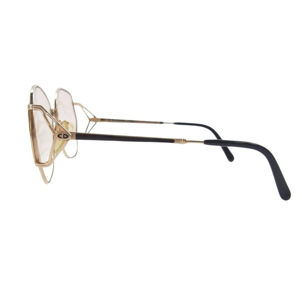 Christian Dior クリスチャンディオール 2309 49 度入り サングラス 58□14  メガネ 眼鏡 ゴールド系【中古】