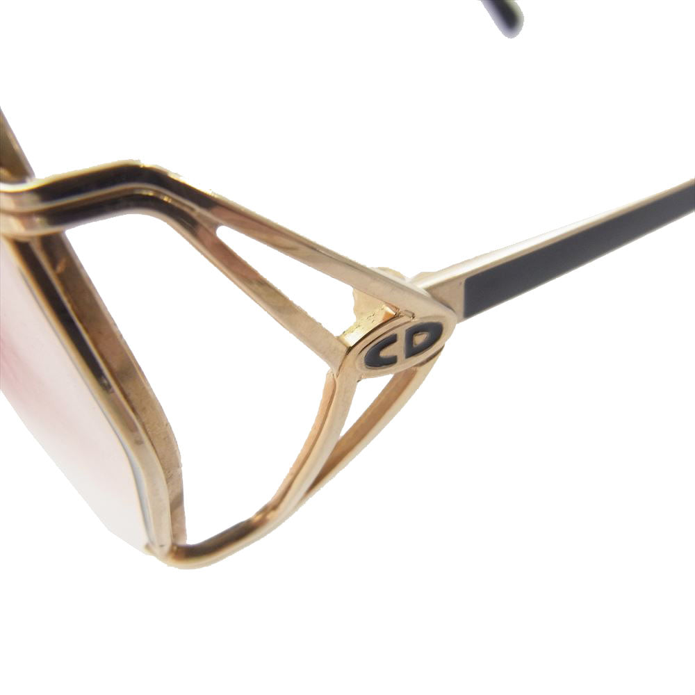 Christian Dior クリスチャンディオール 2309 49 度入り サングラス 58□14  メガネ 眼鏡 ゴールド系【中古】