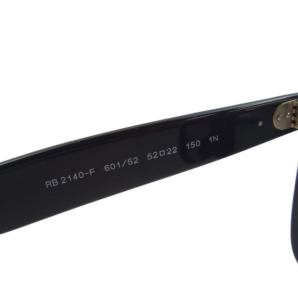 Ray-Ban レイバン  RB2140-F ORIGINAL WAYFARER CLASSIC ウェイファーラー 52□22 150 黒フレーム サングラス 眼鏡 メガネ ブラック系【中古】