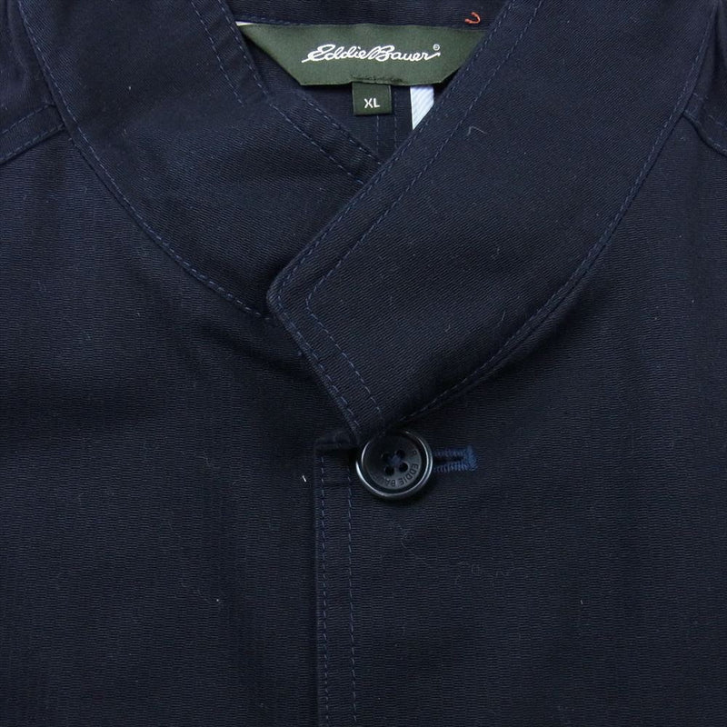 Eddie Bauer エディー・バウアー コットン ジャケット コート ブラック系 XL【中古】