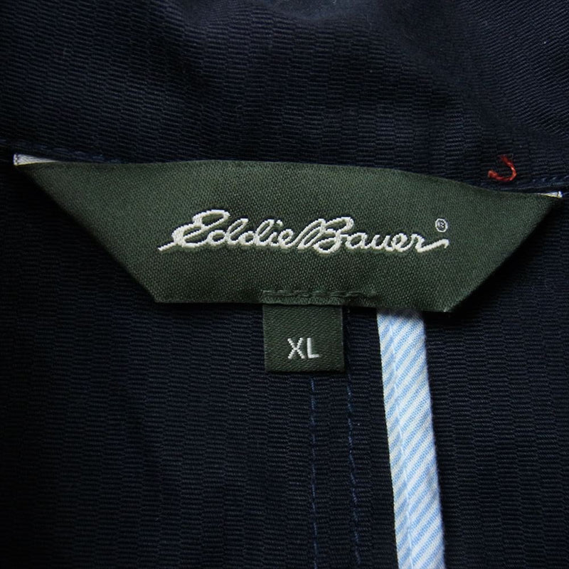 Eddie Bauer エディー・バウアー コットン ジャケット コート ブラック系 XL【中古】