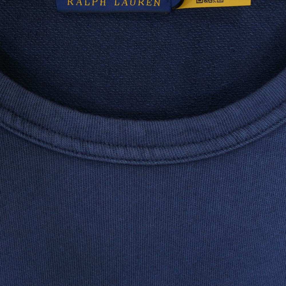 POLO RALPH LAUREN ポロ・ラルフローレン MNPOKNI16822901 スパテリー スウェット シャツ 長袖 カットソー ネイビー系 L【新古品】【未使用】【中古】