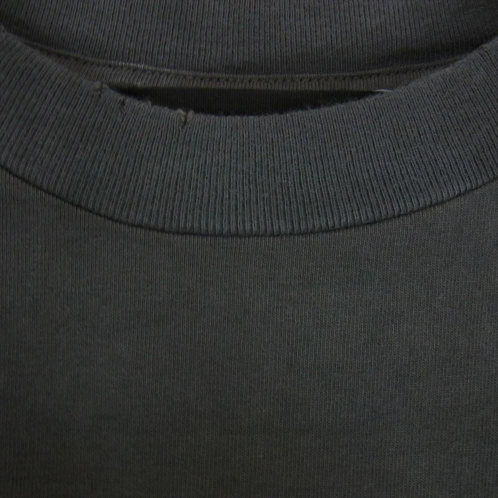 ジュンナカヤマ 24SS JN-SS24-009 SR T-SHIRTS ダメージ加工 プリント 半袖 Tシャツ ブラック系 L【新古品】【未使用】【中古】