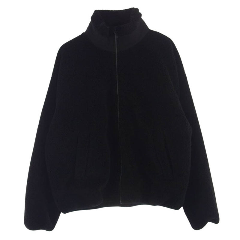 FUMITO GANRYU フミトガンリュウ FU10-BL-06 2 Way Boa Fleece Blouson ボア フリース ジップアップ ブルゾン ジャケット ブラック系 3【中古】