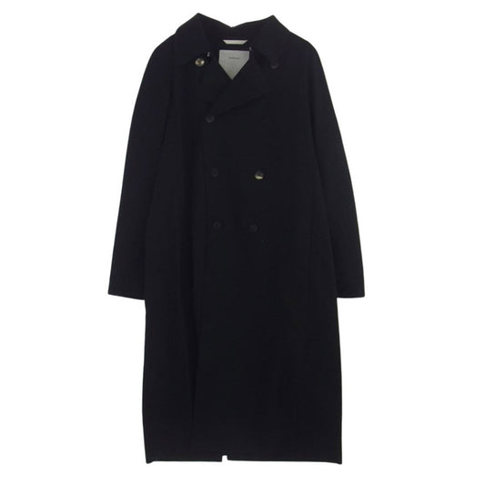 OVERCOAT オーバーコート C04TTL-NKHT 大丸製作所 Raglan Sleeve Overcoat ラグランスリーブ トレンチ オーバー コート ブラック ブラック系 Ｆ【中古】