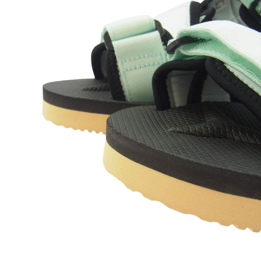 SUICOKE スイコック OG-044Cab KISEE-Cab キシー キャブ サンダル ブラック系 ライトグリーン系 24cm【極上美品】【中古】