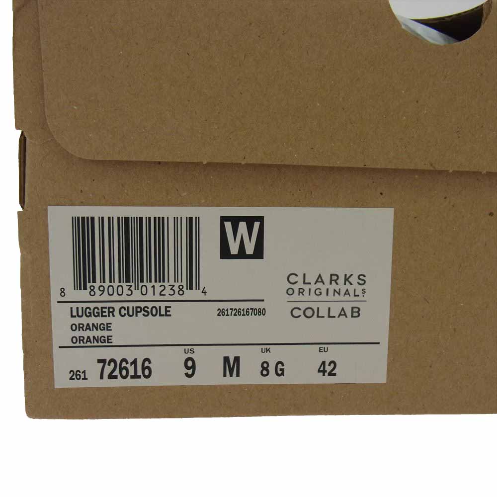 Clarks クラークス 26172616 Salehe Bembury Mud Moss Lugger サレヘ ベンバリー マッド モス ラッガー シューズ オレンジ系 US9M【極上美品】【中古】