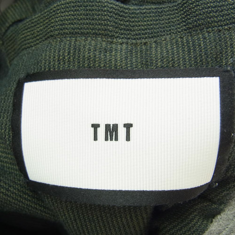 TMT ティーエムティー TJK-F1601 SUEDE COW LEATHER JACKET スエード スウェード カウレザー ジャケット グレー系 M【中古】