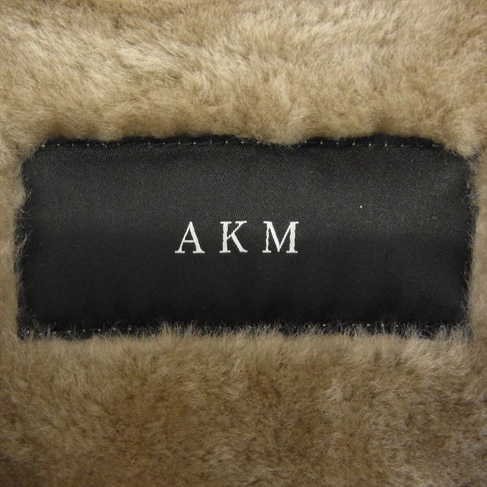 AKM エイケイエム MTN001 B-3 ムートン ラムレザー ジャケット