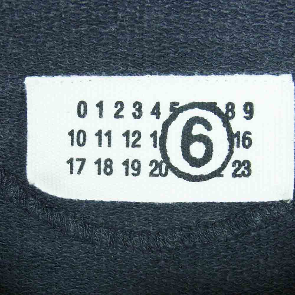 MAISON MARTIN MARGIELA メゾンマルタンマルジェラ 32 XM 140 6ライン MM6 エムエムシックス カットオフ クロップド スウェット ダークグレー系 M【中古】