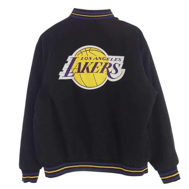 ジェーエイチ デザイン ジェフ ハミルトン LAKERS レイカーズ スタジャン ジャケット ブルゾン ブラック系 4XL【中古】