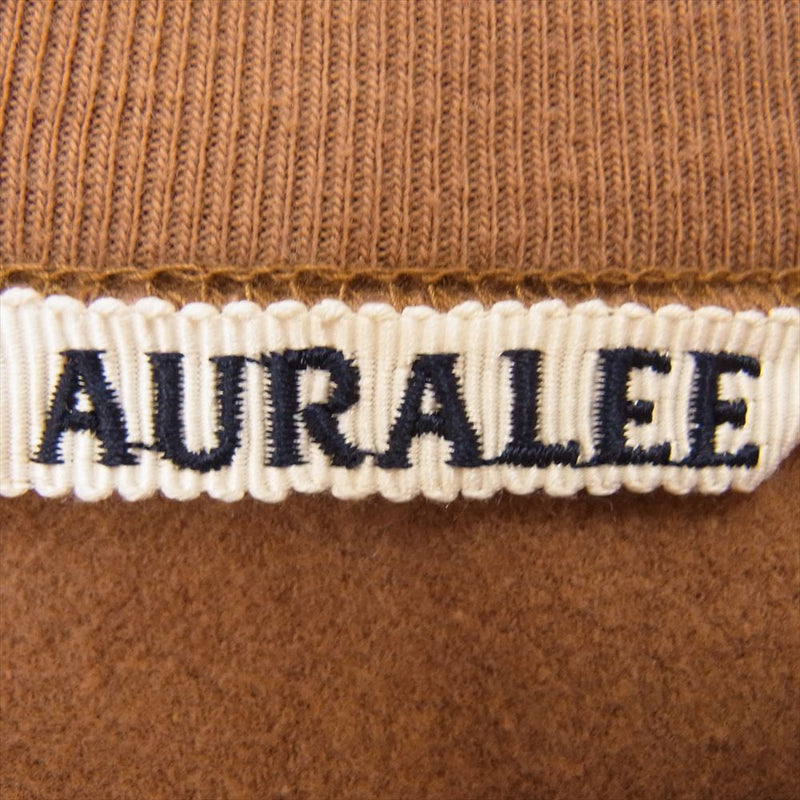 AURALEE オーラリー 18AW A8AP01SU SUPER HIGH GAUGE SWEAT P/O スーパーハイゲージ プルオーバー スウェット ブラウン系 4【中古】