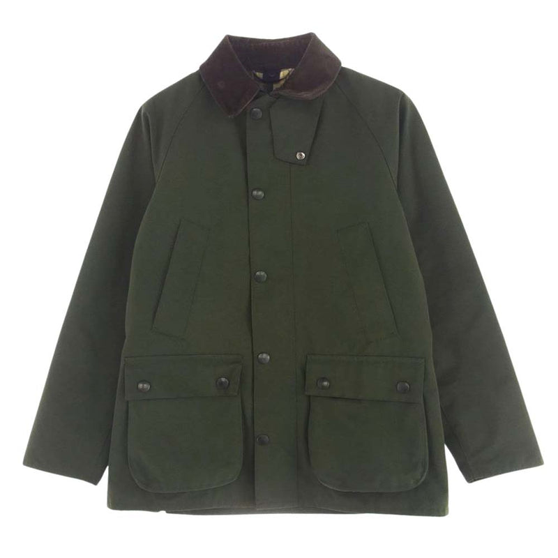 Barbour バブアー 1902182 BEDALE SL 2LAYER ビデイル SL 2レイヤー 34 セージ ノンワックス ジャケット グリーン系 34【美品】【中古】