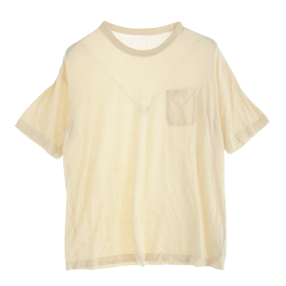 VISVIM ビズビム 24AW 0124205010015 JUMBO TEE S/S DMGD ジャンボ ダメージ加工 半袖 Tシャツ オフホワイト系 3【中古】