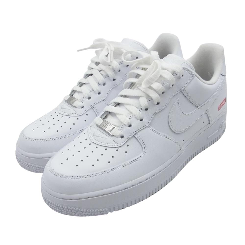 Supreme シュプリーム CU9225-100 × Nike ナイキ Air Force 1 Low White エアフォース1 ローカット スニーカー ホワイト ホワイト系 27cm【新古品】【未使用】【中古】