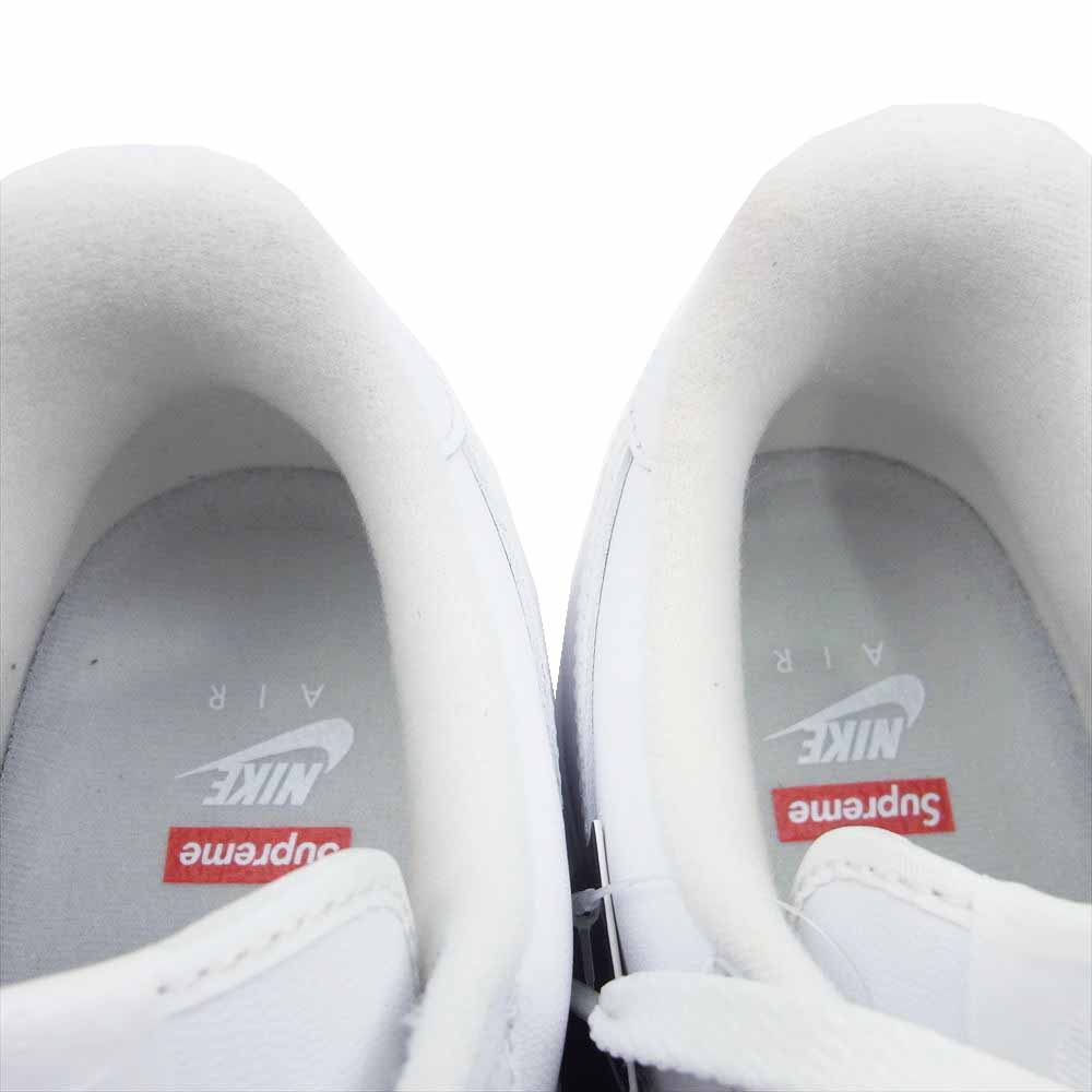 Supreme シュプリーム CU9225-100 × Nike ナイキ Air Force 1 Low White エアフォース1 ローカット スニーカー ホワイト ホワイト系 27cm【新古品】【未使用】【中古】