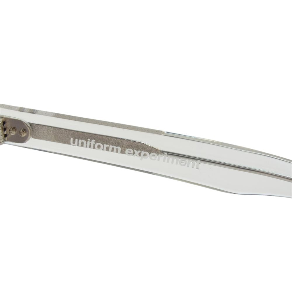 uniform experiment ユニフォームエクスペリメント 24AW UE-242066 金子眼鏡 GLASSES クリア サングラス アイウェア クリア系【美品】【中古】