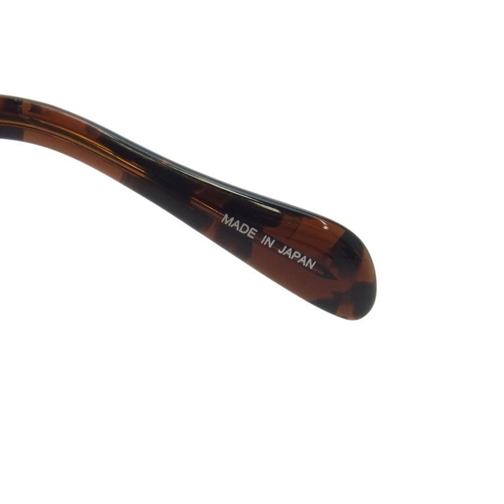 SOPHNET. ソフネット 23AW SOPH-232082 BINCHOTAN WELLINGTON GLASSES ウェリントン 眼鏡 メガネ アイウェア ブラウン系【美品】【中古】