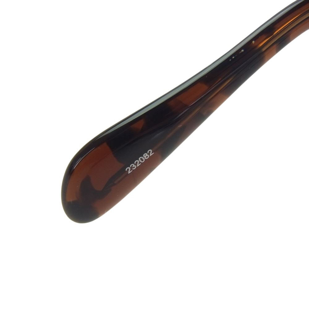 SOPHNET. ソフネット 23AW SOPH-232082 BINCHOTAN WELLINGTON GLASSES ウェリントン 眼鏡 メガネ アイウェア ブラウン系【美品】【中古】