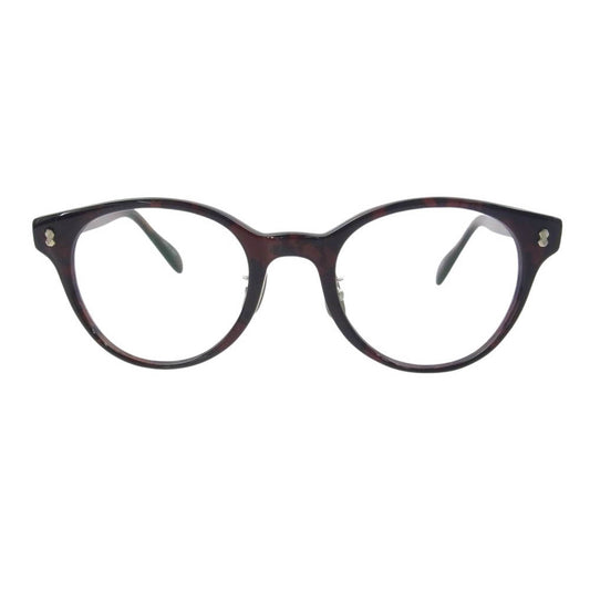SOPHNET. ソフネット 23AW SOPH-232083 BINCHOTAN BOSTON GLASSES ボストン 眼鏡 メガネ アイウェア ブラウン系【美品】【中古】
