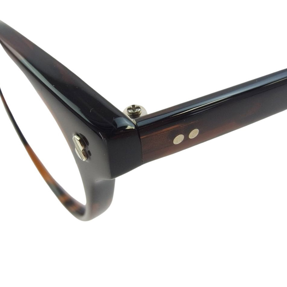 SOPHNET. ソフネット 23AW SOPH-232083 BINCHOTAN BOSTON GLASSES ボストン 眼鏡 メガネ アイウェア ブラウン系【美品】【中古】