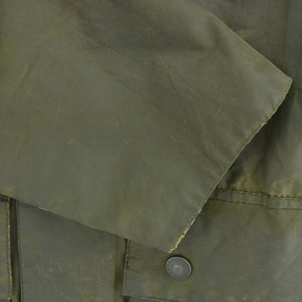 Barbour バブアー 96年製 3ワラント A150 BEAUFORT JACKET ビューフォート オイルド ジャケット  カーキ系 C46/117cm【中古】