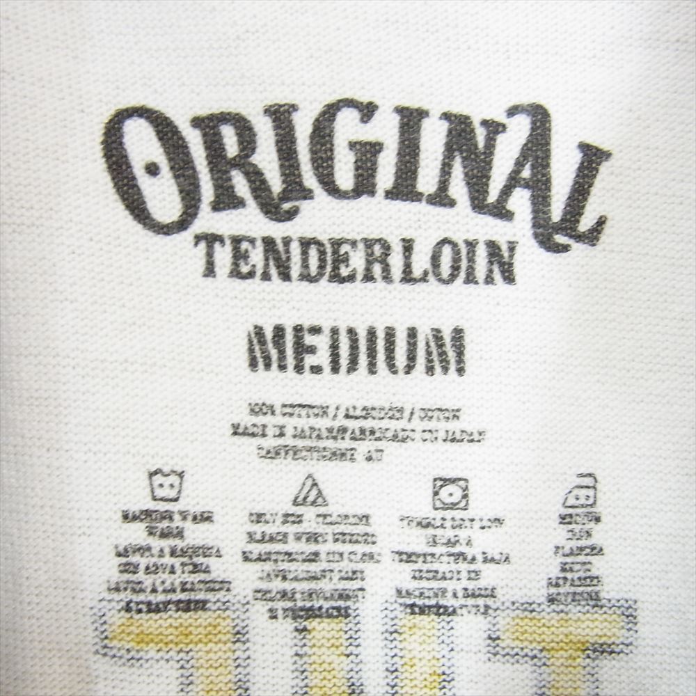 TENDERLOIN テンダーロイン 17SS T-RAGLAN 3/4 CAHULAWASSEE RIVER