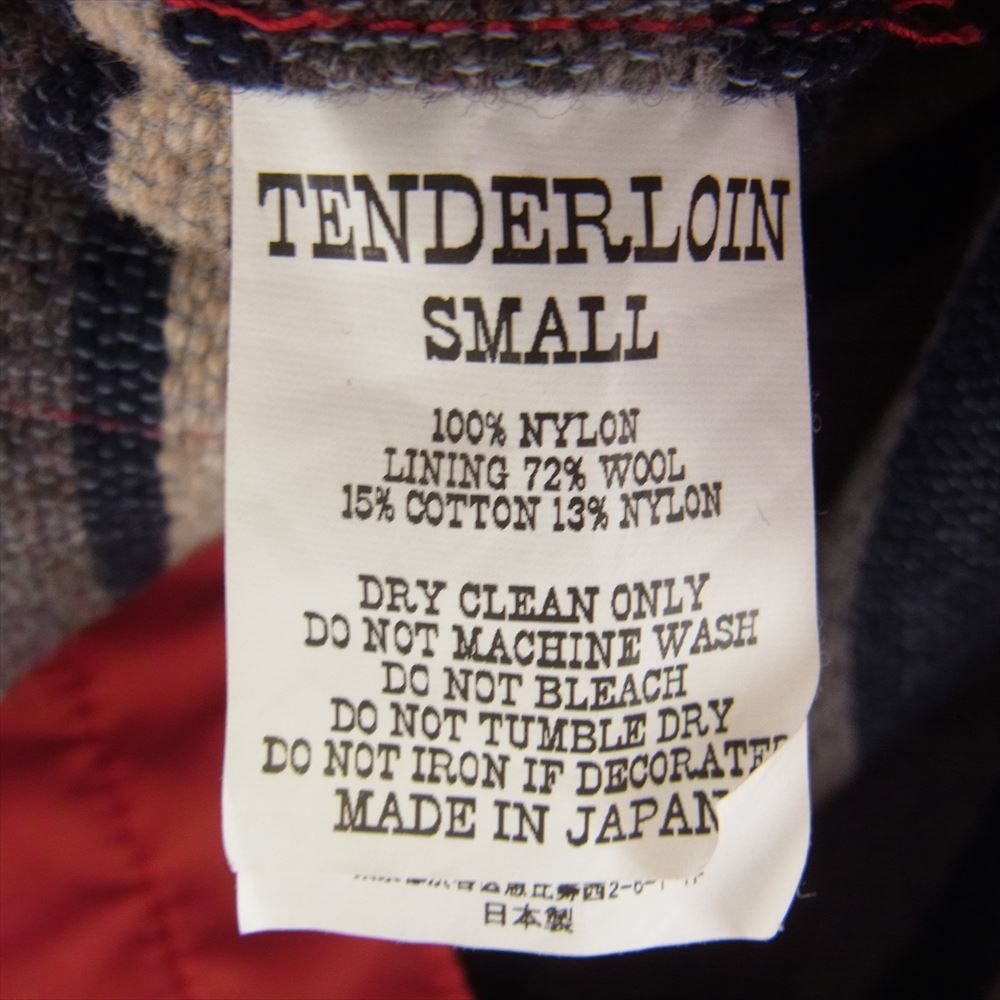 TENDERLOIN テンダーロイン T-NYLON COVERALL ナイロン ジャケット レッド系 S【中古】