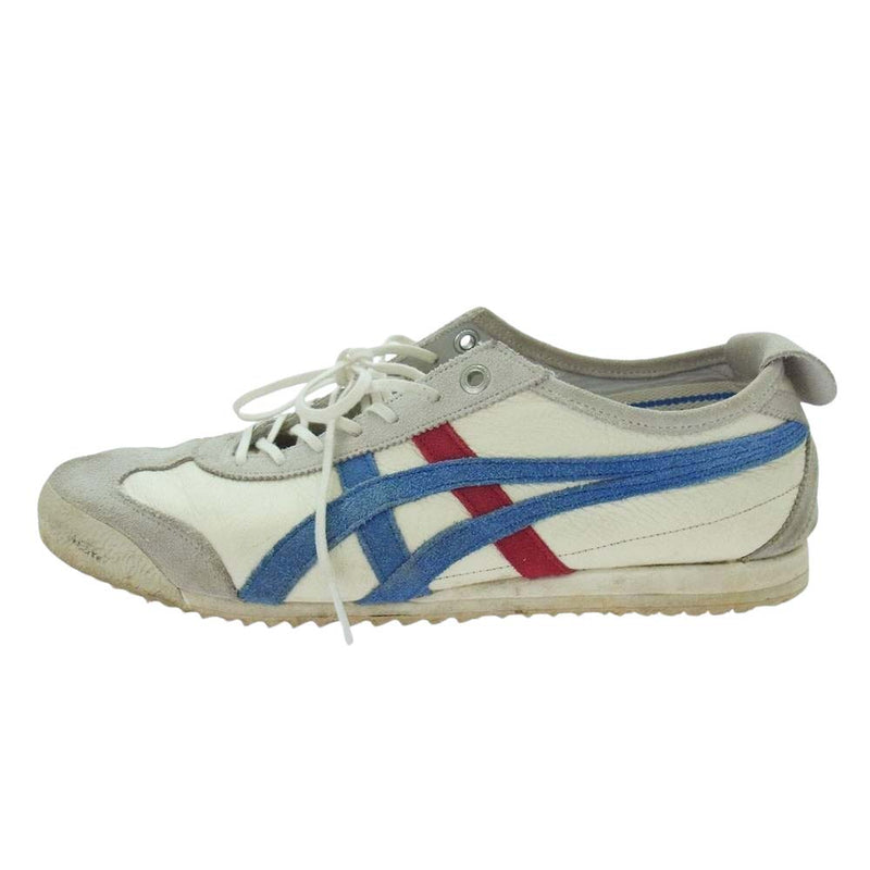 ONITSUKA TIGER オニツカタイガー 1183C015 MEXICO 66 SD メキシコ 66 エスディー スニーカー オフホワイト系 グレー系 25.5cm【中古】