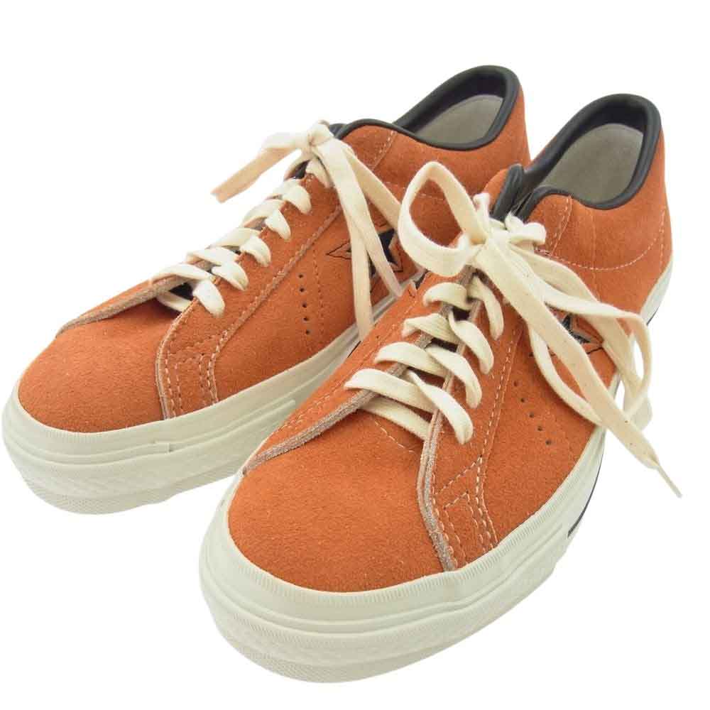 CONVERSE コンバース ONE STAR J VTG ワンスター スエード ローカット スニーカー オレンジ系 25.5cm【新古品】【未使用】【中古】